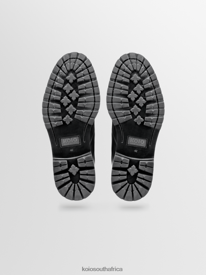 Bergamo Men KOIO Shoes Nero 0XFVPP97