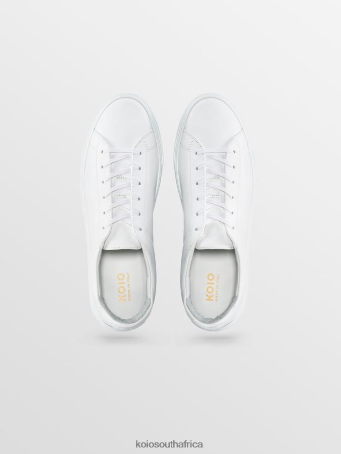 Capri Men KOIO Shoes Triple White 0XFVPP1