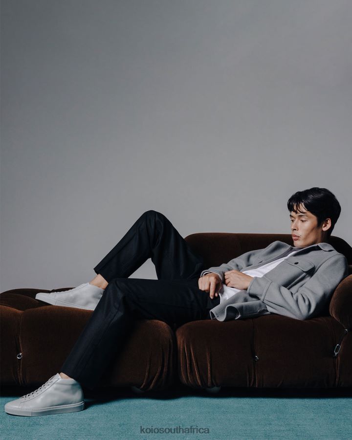 Capri Mid Men KOIO Shoes Pebble 0XFVPP68