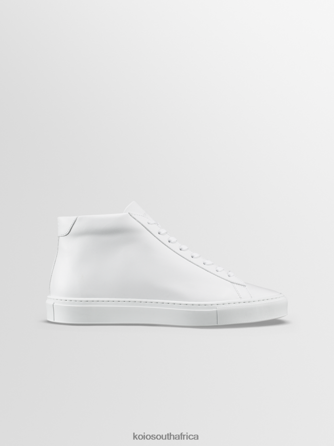 Capri Mid Men KOIO Shoes Triple White 0XFVPP66
