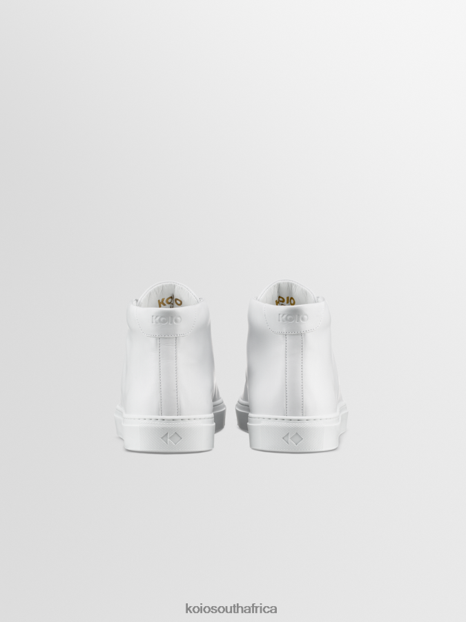 Capri Mid Men KOIO Shoes Triple White 0XFVPP66