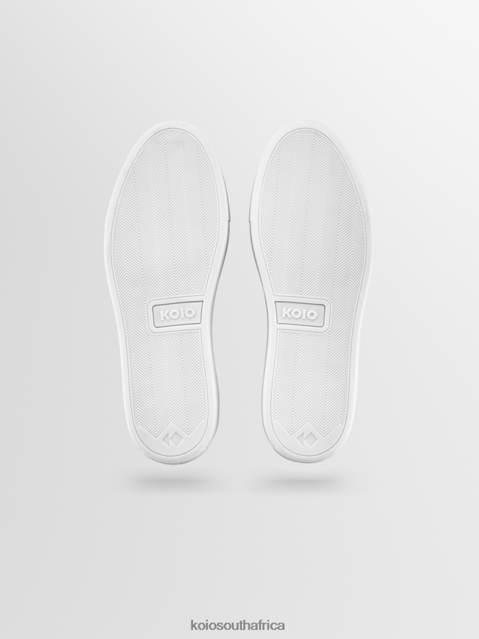 Capri Mid Men KOIO Shoes Triple White 0XFVPP66