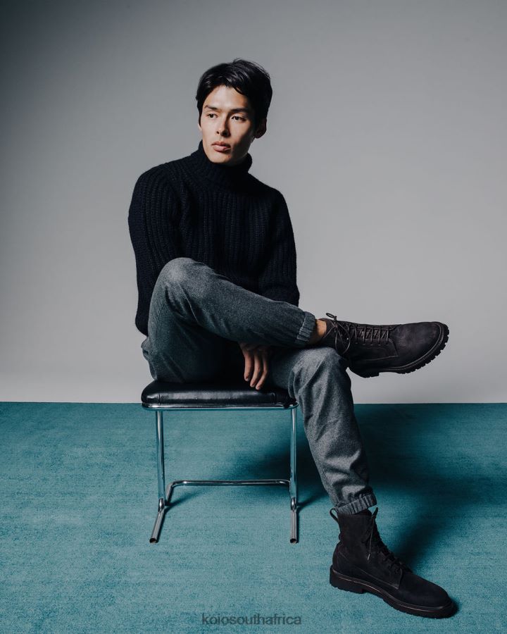 Como Men KOIO Shoes Nero 0XFVPP99